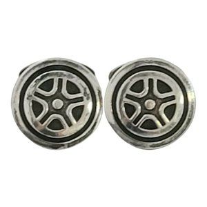 Vintage Kalevala Koru Finland 813 Silver Cufflinks #10270